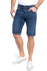 Spodenki Męskie Mustang Chicago Short Denim Blue 1005417 5000 882